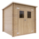 alce gallipoli 198x198 abri de jardin en bois avec fenêtre avant 204x205x197 cm Agro Ges