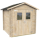 alce hobby 198x198 abri de jardin en bois avec fenêtres et porte à double battant 198x198x215 cm Agro Ges
