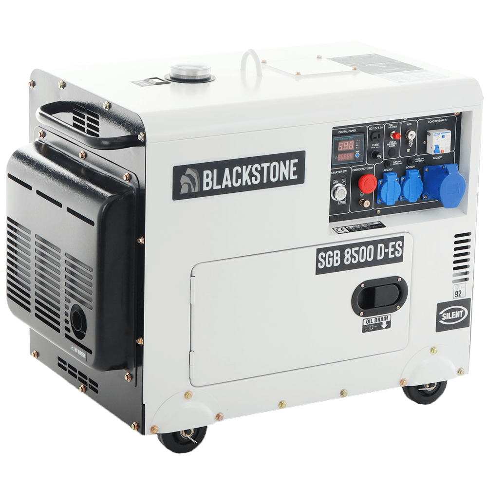 blackstone sgb 8500 d es groupe électrogène diesel monophasé puissance nominale 6.3 kw