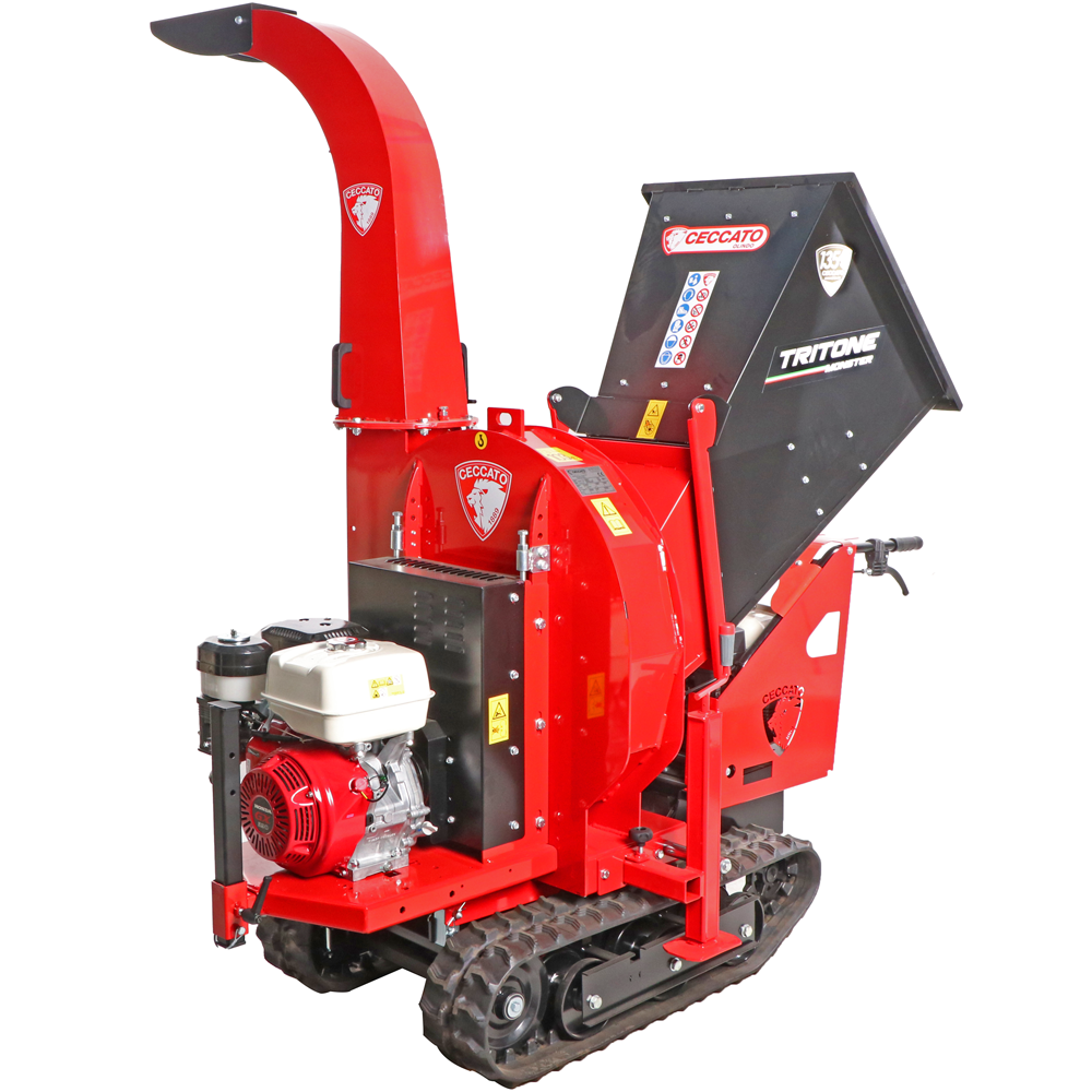ceccato tritone monster cingo broyeur autotracté à chenilles moteur honda gx390
