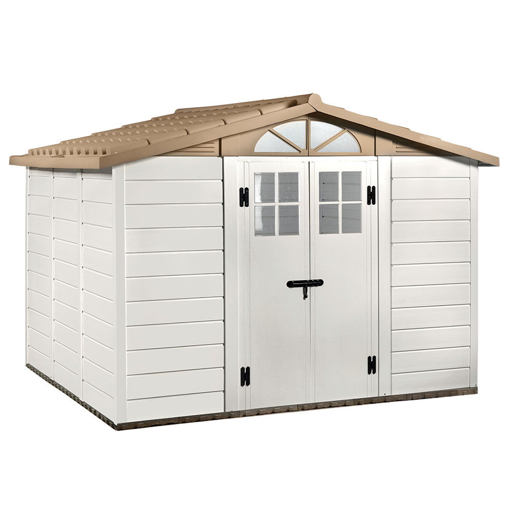 garofalo tuscany evo 280 abri de jardin avec fenêtres et porte à double battant 282