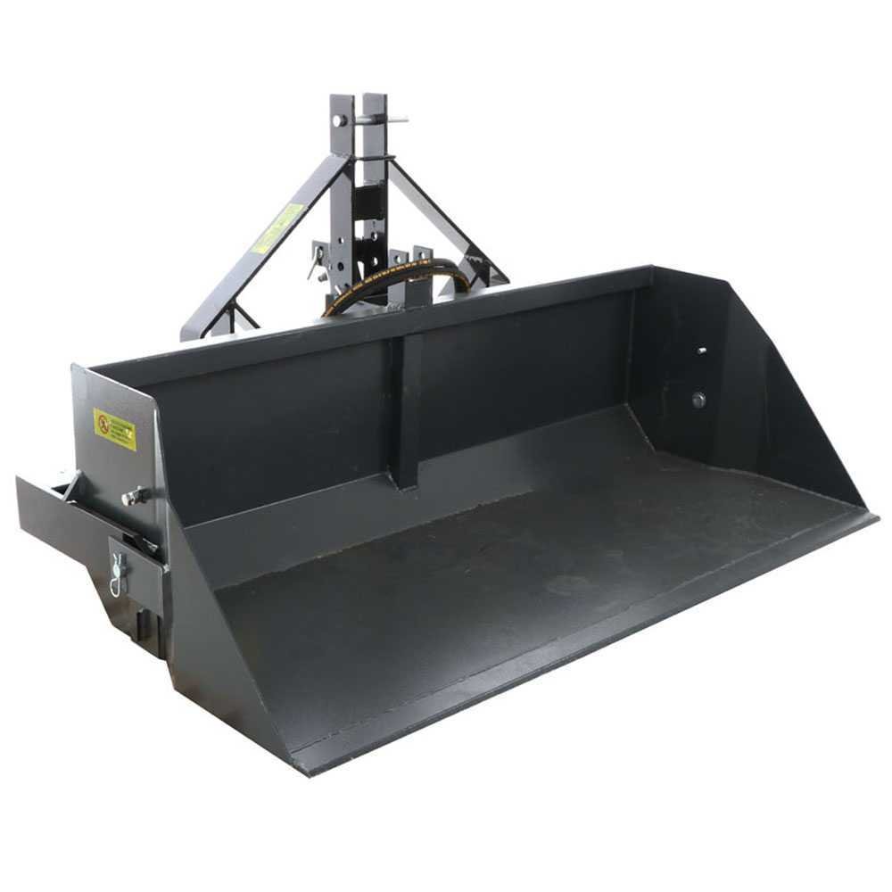 godet arrière hydraulique pour tracteur blackstone b pal h 200 de 200 cm charge 700kg Ma boutique