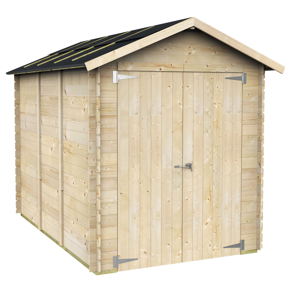 alce fiamma 178x273 abri de jardin en bois 178x273x226 cm Agro Ges